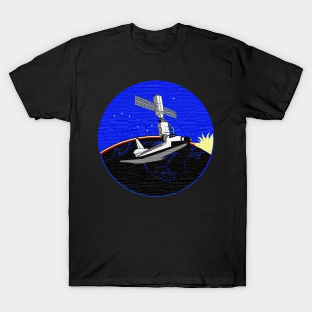 Black Panther Art - NASA Space Badge 51 T-Shirt by The Black Panther